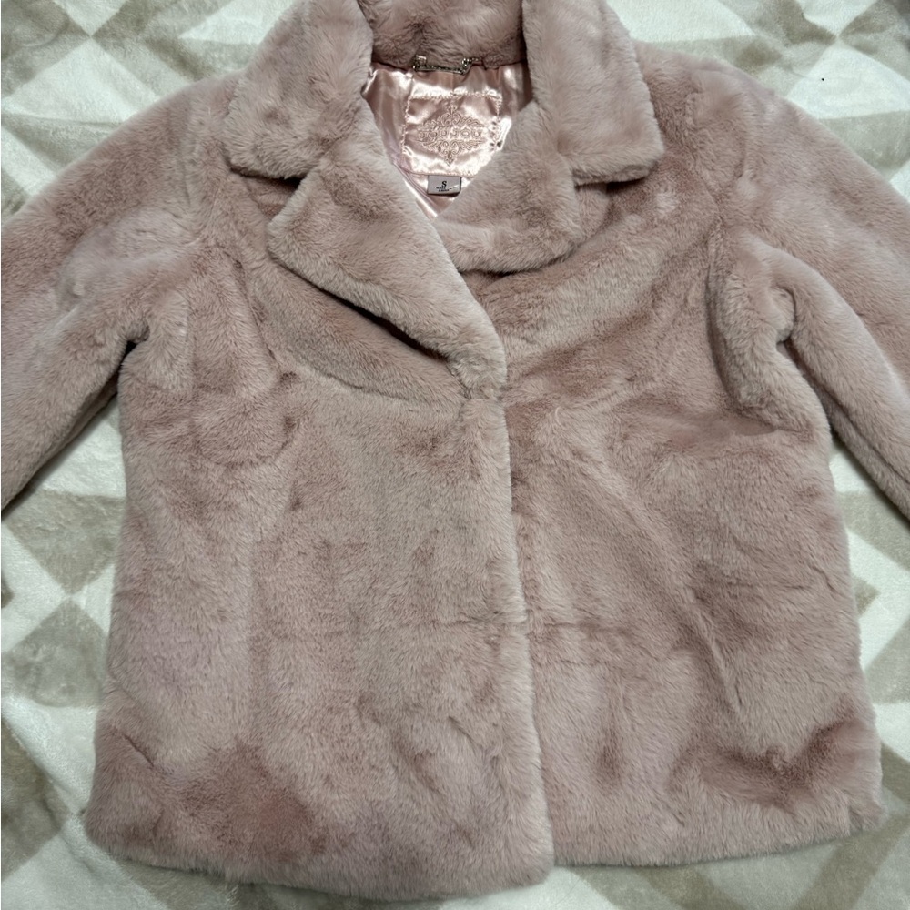 Jou Jou Blush Teddy Jacket